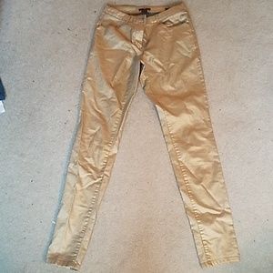 H&M Gold pants size 6